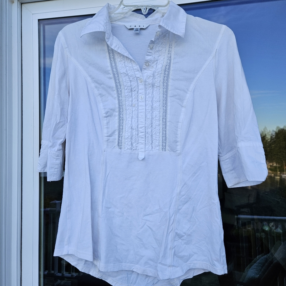 CAbi #984 Girlie Henley tee S